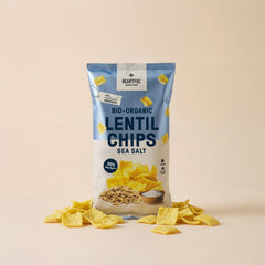 Chips de lentilles bio Heartful au sel de mer