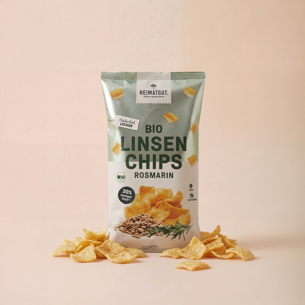 Organic Lentil Chips Rosemary