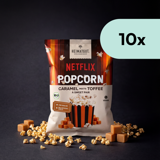 ORGANIC Netflix Popcorn Caramel meets Toffee