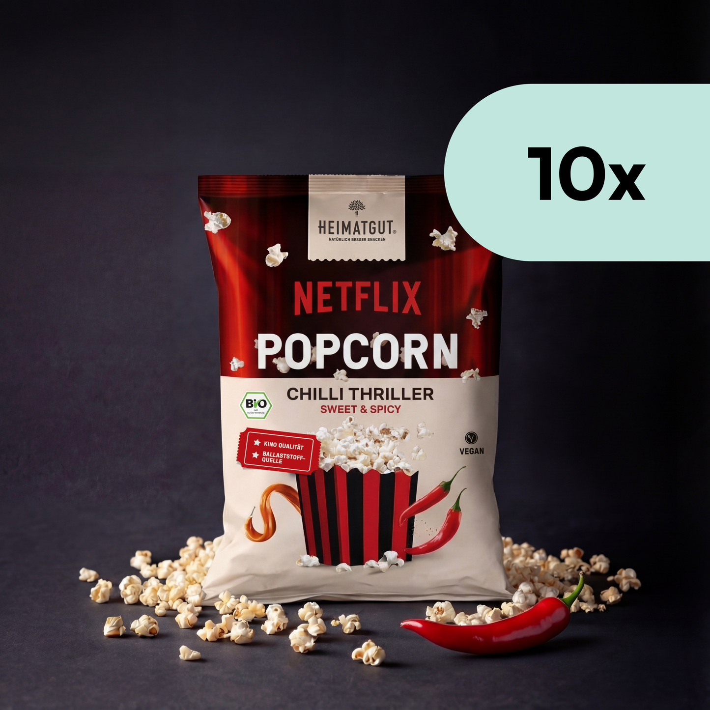 Organic Netflix Popcorn Chili Thriller