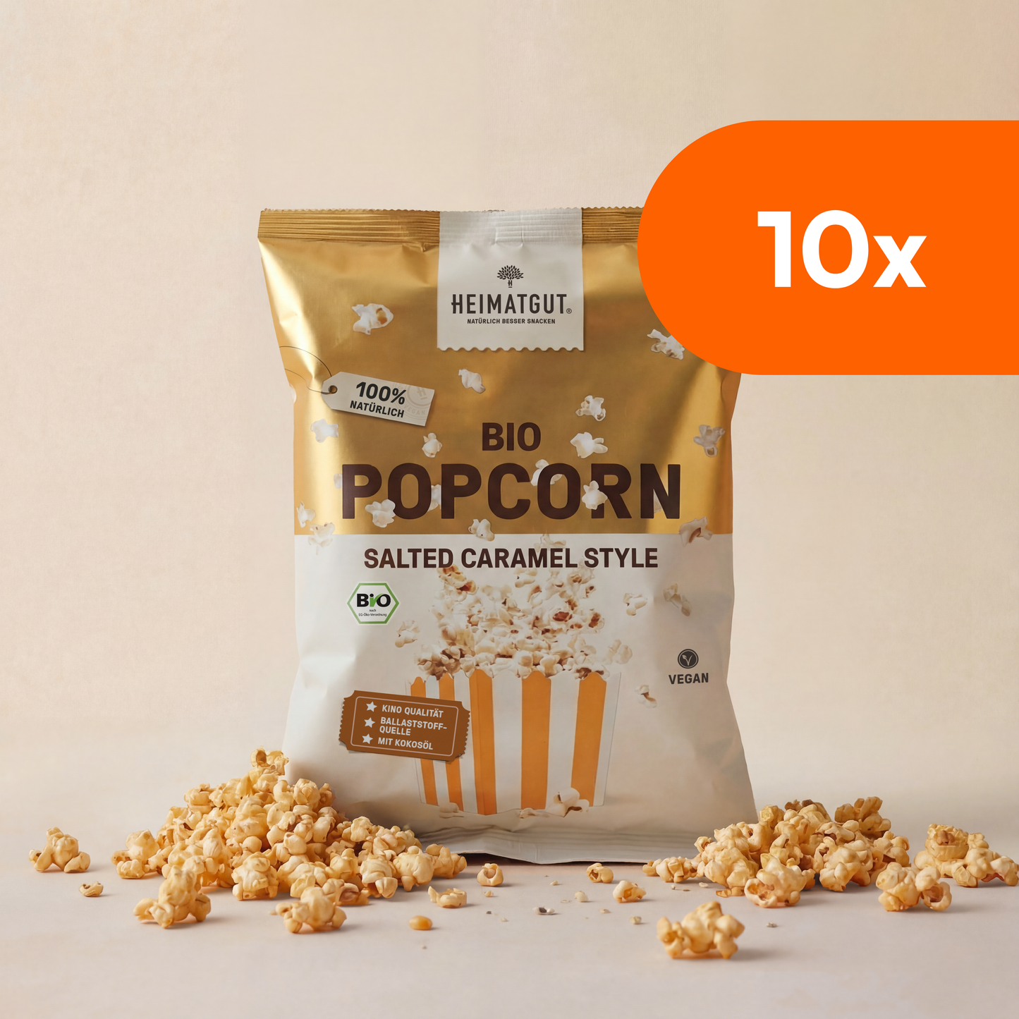 Organic Popcorn Salted Caramel Style