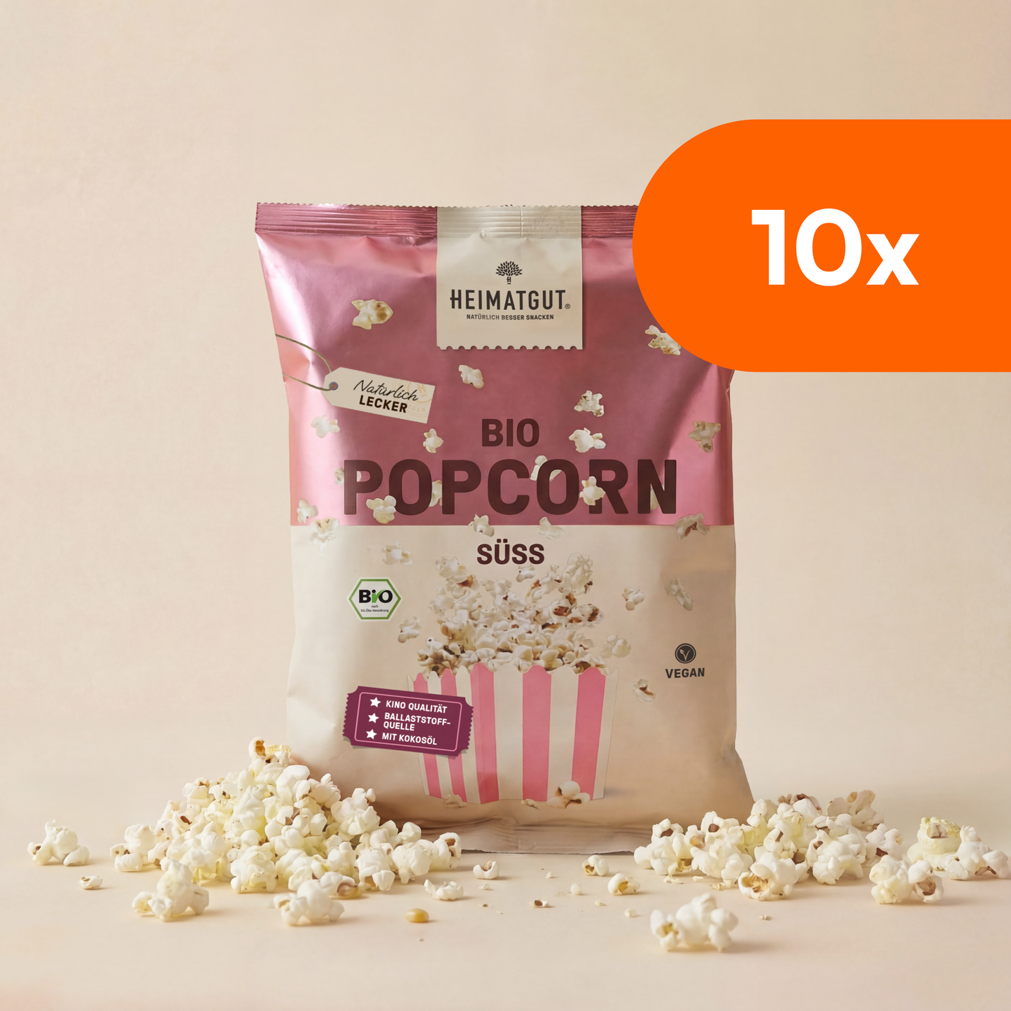 Organic Sweet Popcorn