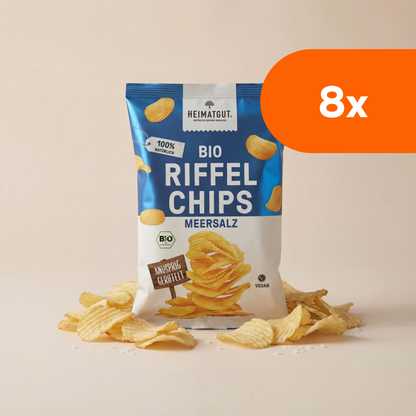 Heimatgut BIO Chips Ondulées Sel Marin 125g