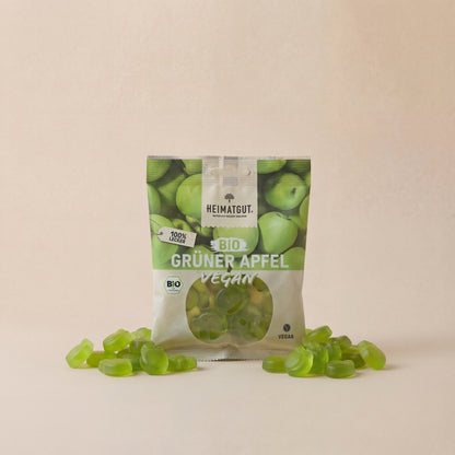 Bonbons gélifiés bio pomme verte