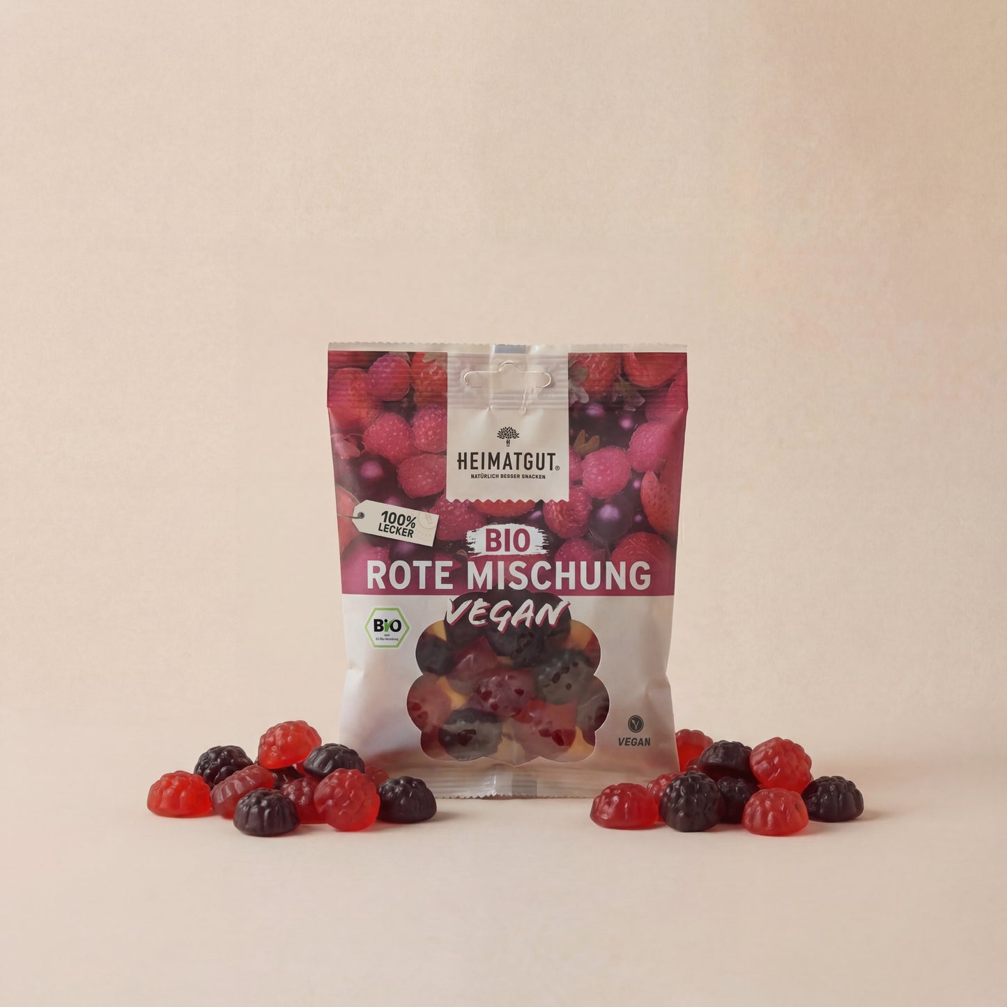 Organic Fruit Gums Red Mix