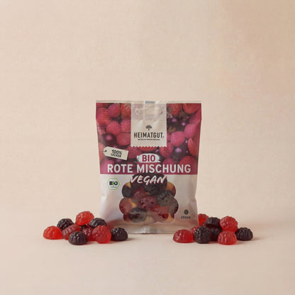 Organic Fruit Gums Red Mix
