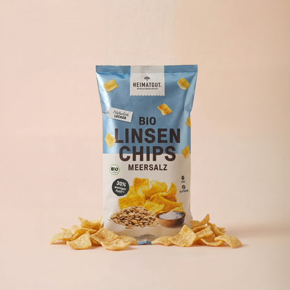 Organic Lentil Chips Sea Salt