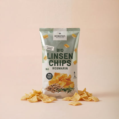 Organic Lentil Chips Rosemary