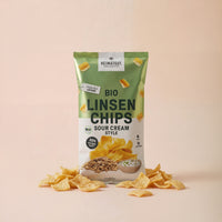 Chips de lentilles bio saveur crème acidulée