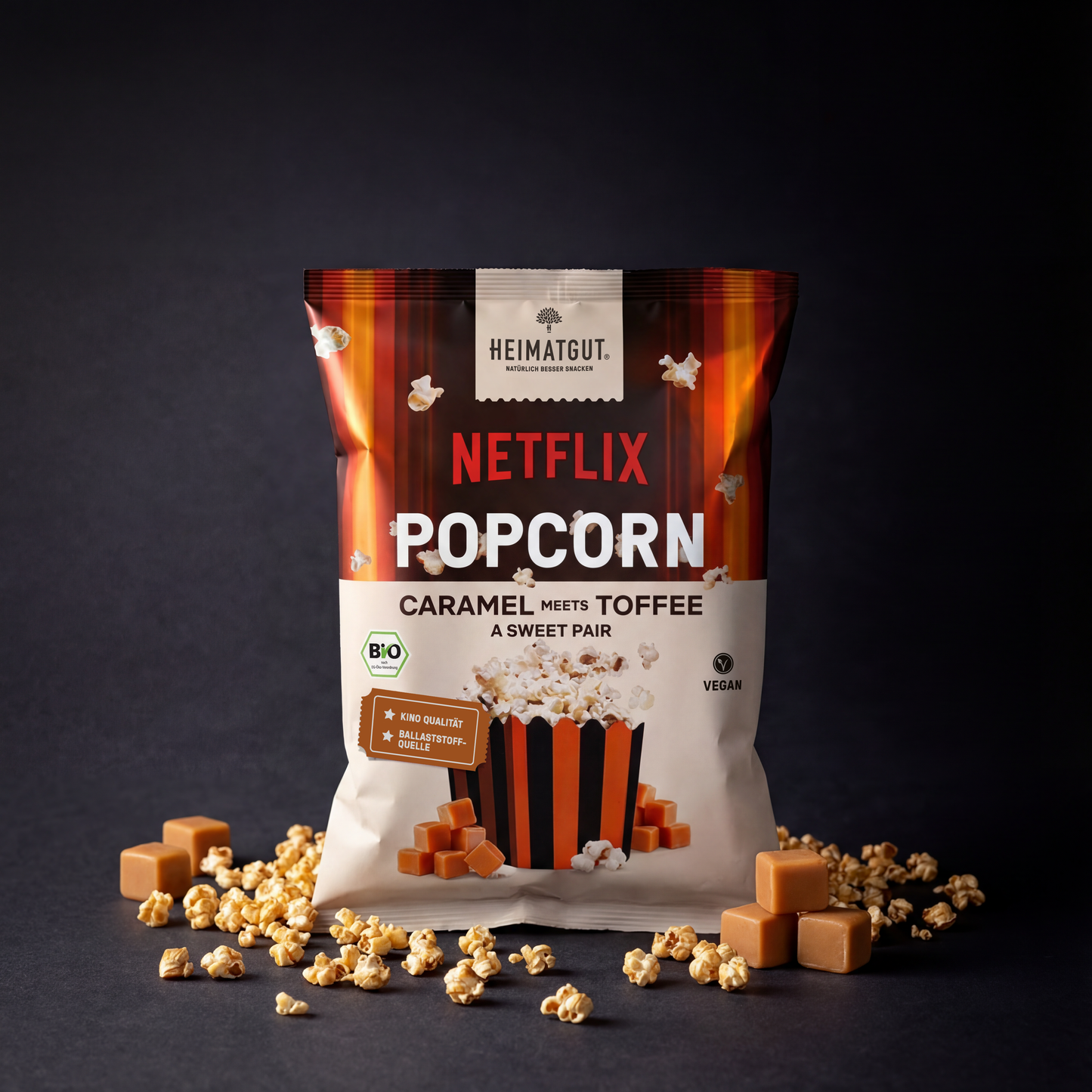 ORGANIC Netflix Popcorn Caramel meets Toffee