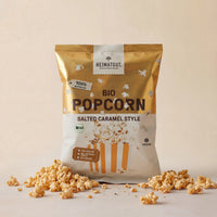 Popcorn bio saveur caramel salé