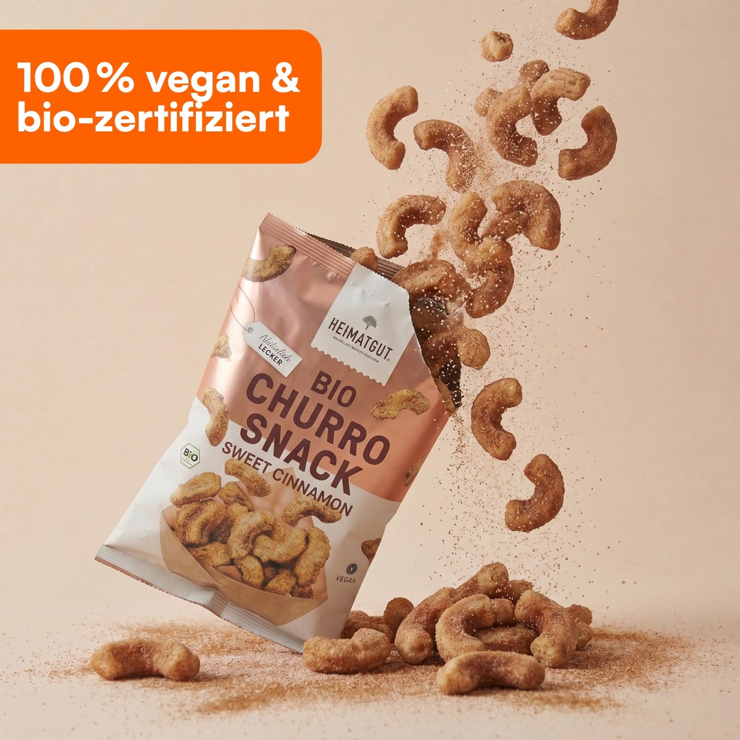 Bio Churro Snack mit echtem Bio-Zimt