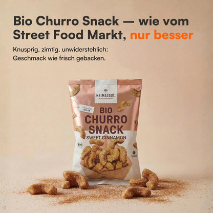 Tüte Bio Churro Snack 65g von Heimatgut