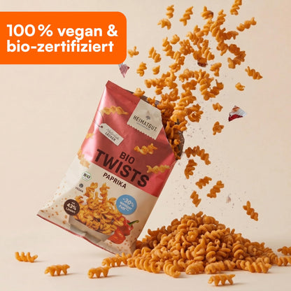 Bio Twists Paprika mit geräuchertem Paprikapulver