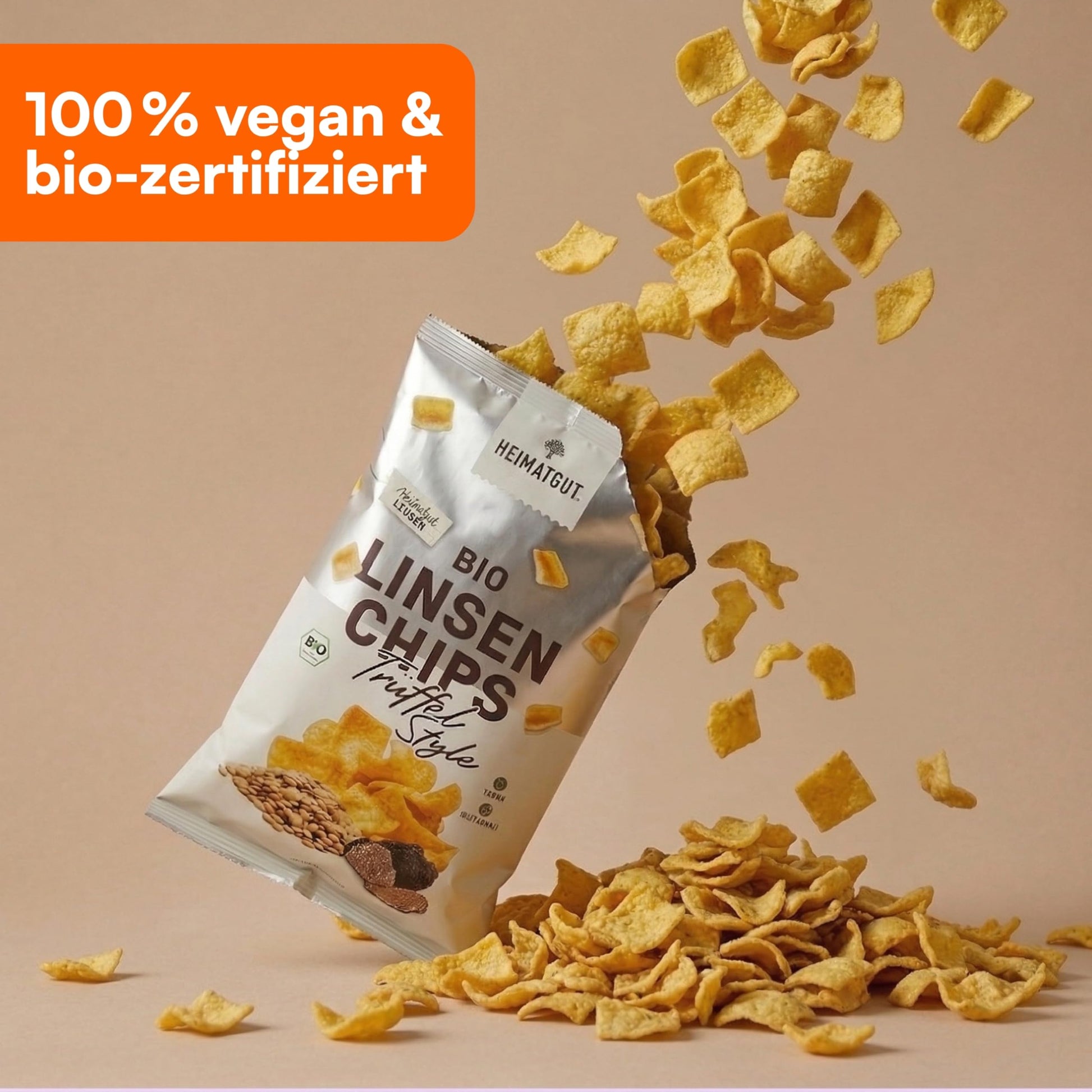 Inhalt der Heimatgut Probierbox 2026 mit süßen und herzhaften Snacks